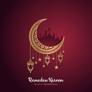 دانلود طرح گرافیکی لایه باز تصویرزمینه ماه رمضان