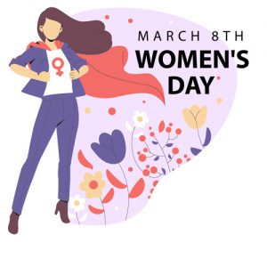 دانلود طرح گرافیکی لایه باز طرح کارتونی برای روز جهانی زن