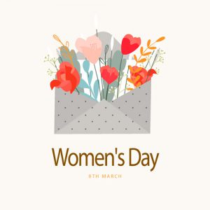 دانلود طرح گرافیکی لایه باز طرح کارتونی برای روز جهانی زنان