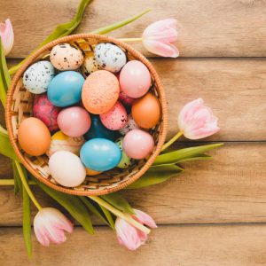 دانلود عکس با کیفیت از تخم مرغ های رنگی و زیبا