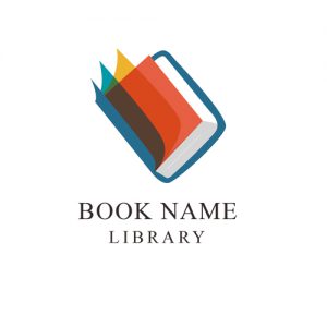 دانلود طرح گرافیکی لایه باز لوگو برای کتابفروشی